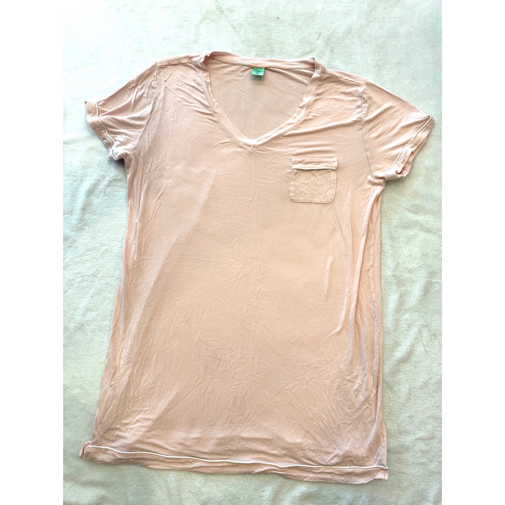 Honeydew Intimates Sleep Shirt Pink V-Neck Nightgown Rayon Spandex XXL‎ RN135970